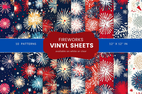 Fireworks 12x12 sheets - 10 Design Options