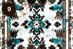 Western Aztec Collection 12x12 Vinyl Sheets- 10 Designs Available