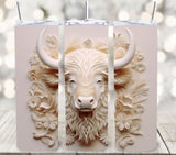 3D Highland Cow vinyl tumbler wrap-8 designs