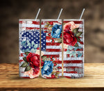 Patriotic Vinyl Tumbler Wraps- 22 Designs