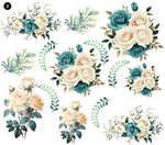 Seafoam Summer Decal Sheets- 4 Designs