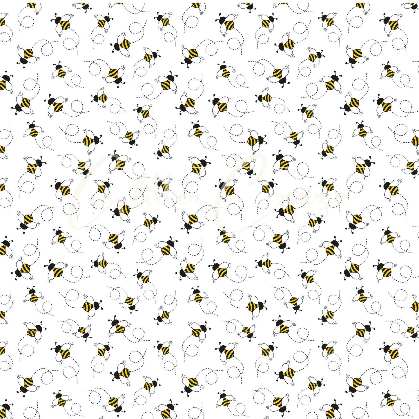 Bee Happy Digital paper download