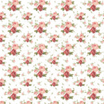 Vintage Pink Floral Collection- 12x12 vinyl sheets- 12 Designs