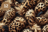 Feather Leopard Vol. 2 Vinyl collection- 12x12 vinyl sheets-20 designs available