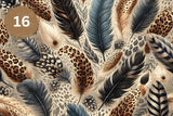 Feather Leopard Vol. 2 Vinyl collection- 12x12 vinyl sheets-20 designs available