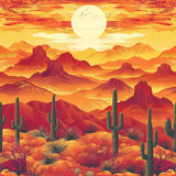 Desert Sunset - 12 Design options - 3 size options