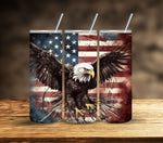 Patriotic Vinyl Tumbler Wraps- 22 Designs