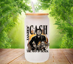 Cash The Man in Black UV DTF Decals