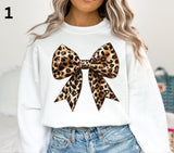 Leopard Bow Collection DTF Transfers- 10 Designs-10 sizes