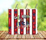 Patriotic Puff Adhesive Vinyl Wrap - 8 Design options