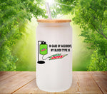 In case of emergency Dew UV DTF Decals