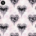 Gothic Valentine Pink Collection 12x12 Vinyl Sheets- 10 Designs Available