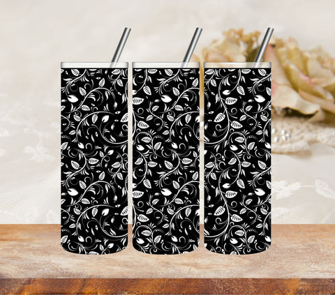 Vintage Leaves UV DTF Tumbler Wraps- 3 color options