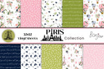 Paris Collection 12x12 Vinyl Sheets- 10 Designs Available