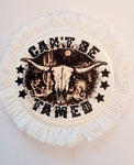 Can't be tamed hat dtf transfers- 2 sizes