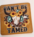 Can't be  tamed sunflower hat dtf transfers