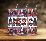 Patriotic Vinyl Tumbler Wraps- 22 Designs