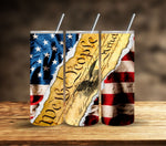 Patriotic Vinyl Tumbler Wraps- 22 Designs