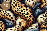 Feather Leopard Vol. 2 Vinyl collection- 12x12 vinyl sheets-20 designs available