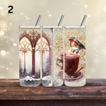 Victorian Christmas vinyl tumbler wraps- 9 Designs