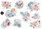 Watercolor Floral Decal Sheets 11 design