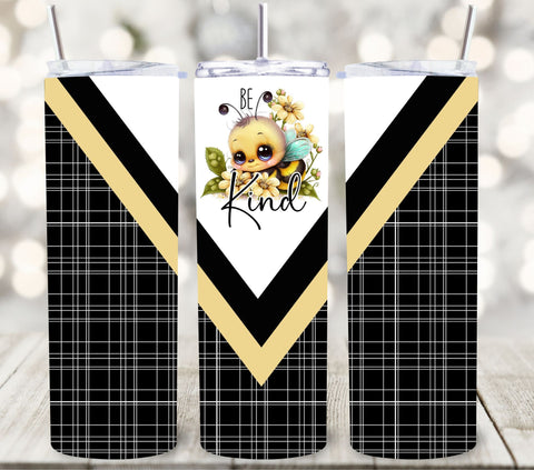 Bee Kind Tumbler wraps- 2 Designs