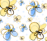 Hand Drawn Floral Wraps - 5 Design Options