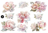 Watercolor Floral Decal Sheets 11 design