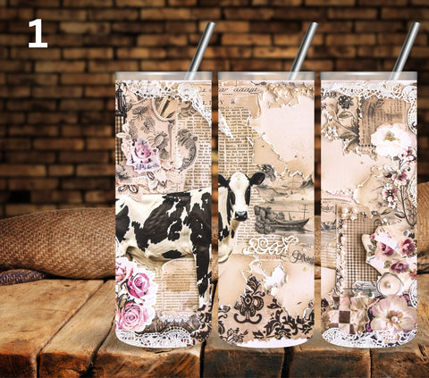 Until the cows come home vinyl tumbler wrap Collection- 12 Designs Available