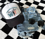 Someone's spoiled blue collar wife dtf hat transfers- 2 styles- 2 sizes