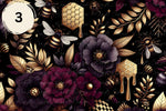 Floral Bees vinyl collection- 12x12 sheets- 19 designs available