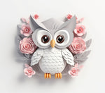 3D Owl Vinyl owl wraps- 8 Designs