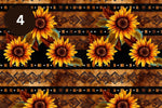 Sunflower Western Vinyl Collection- 8 Prints