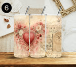 Romantic Valentine Adhesive Vinyl Wraps - 10 Design Options