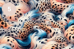 Feather Leopard Collection 12x12 Vinyl Sheets- 10 Designs Available