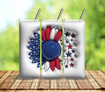 Patriotic Puff Adhesive Vinyl Wrap - 8 Design options