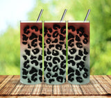 Leopard Puff Adhesive Vinyl Wraps -12 Design options