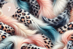 Feather Leopard Collection 12x12 Vinyl Sheets- 10 Designs Available