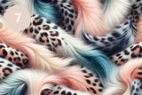 Feather Leopard Collection 12x12 Vinyl Sheets- 10 Designs Available