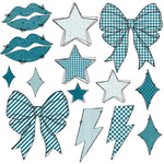 All the Teal UV DTF Decal accent Sheet 10x10