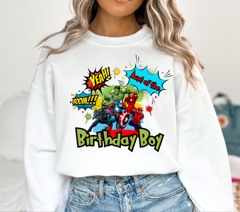 Super Hero Birthday  Family shirt designs Digital Download only 15 Designs