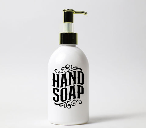 Hand Soap Dispenser UV DTF Decal