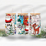 Rudolph the Red Nosed Reindeer Libbey 160z Wrap