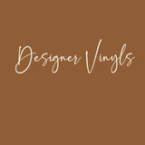 Designer Vinyl Collection 12x12 Vinyl Sheets- 10 Designs Available