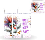 Crazy Birds Vinyl tumbler wraps- 18 Designs