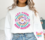 Let them Heart DTF Transfers- 2 piece set