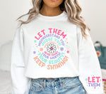 Let them flower DTF Transfers- 2 piece set