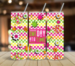 One day at a time Vinyl tumbler wraps