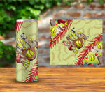 Vintage Softball Mama Tumbler Wraps - 12 Design Options