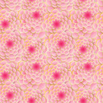 Gold Lined Pink Flowers Adhesive Vinyl